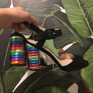 Jon Josef Chunky Rainbow Heels